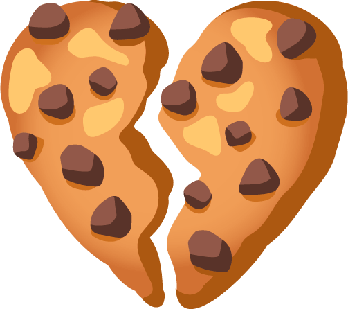 Brokencookieheart emote for Discord