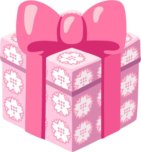 Pinkgift emote for Discord