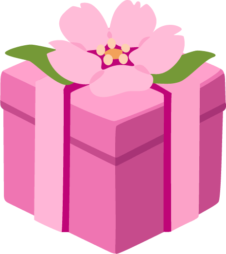 PinkValentineGift emote for Discord