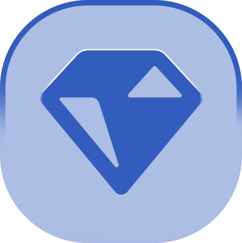 vip_blue_shiny emote for Discord