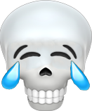 Skulllaugh emote for Discord