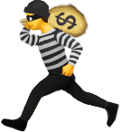 robber_running emote for Discord