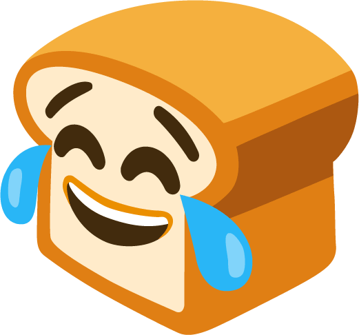 laughingbread emote for Discord