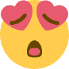 HeartEyes emote for Discord