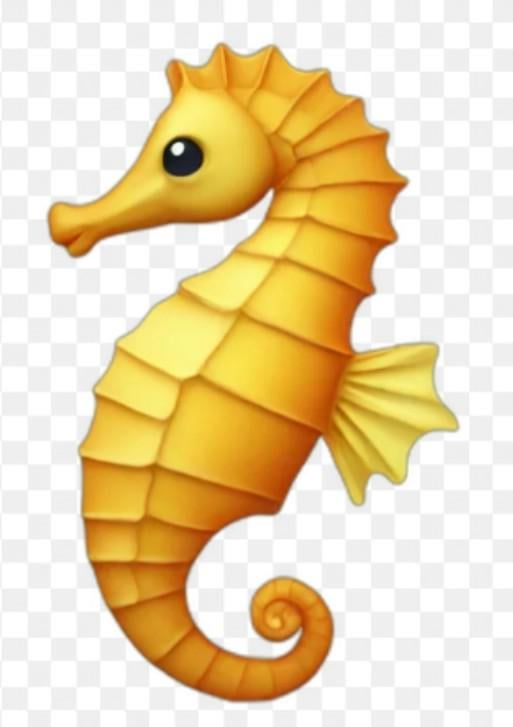 Seahorse emote for Discord