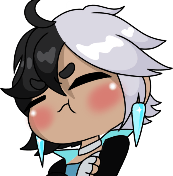 LunaSnowPouty emote for Discord