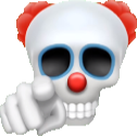 SkullClown emote for Discord