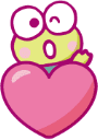 keroppiheart emote for Discord