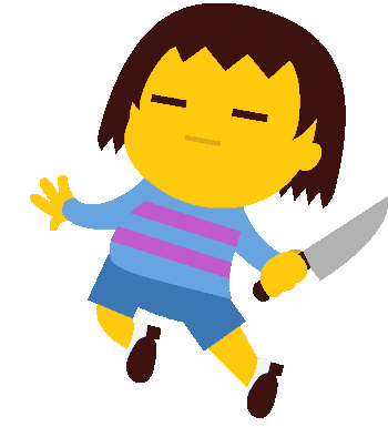 FriskKnifeChase emote for Discord