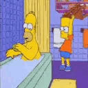 HomerHitWithChair emote for Discord