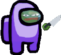 PepeAmongUsStab emote for Discord