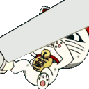 gifTurboCat_StrikeDown emote for Discord