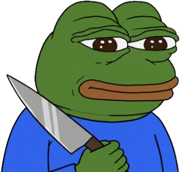 PepeKnife emote for Discord