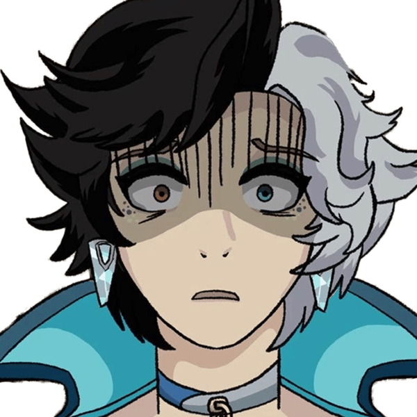 LunaSnowScared emote for Discord