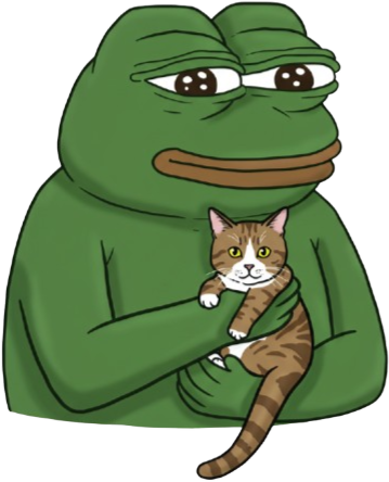 PepeHoldingCat emote for Discord