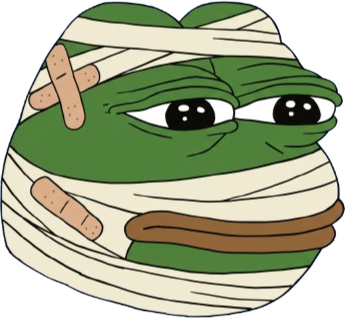 PepeBandages emote for Discord