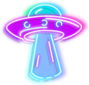 NeonUFO emote for Discord
