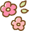 PinkFlowerDuo emote for Discord