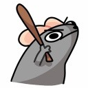 RatwithaBat emote for Discord