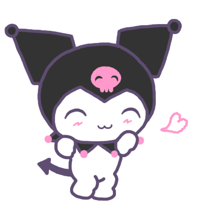 kuromi_heart emote for Discord