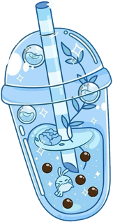 blue_boba emote for Discord