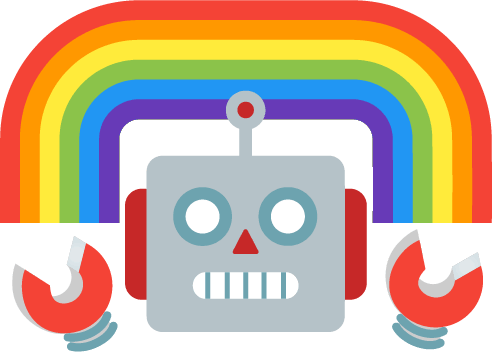 LGBTpride_Rainbow_Bot emote for Discord
