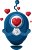 ResistBot_Resist_Not_LoveBot emote for Discord