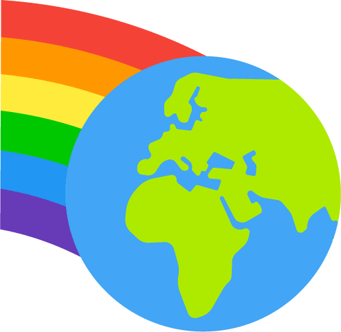 LGBTpride_Rainbow_Earth emote for Discord
