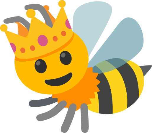 Bee_A_Queen emote for Discord