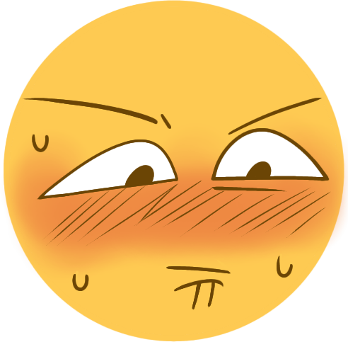 Nervous_blush emote for Discord