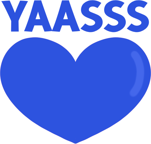 VDay_BlueHeart emote for Discord