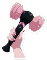 Blackpinklightstick emote for Discord