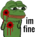 pepeimfine emote for Discord