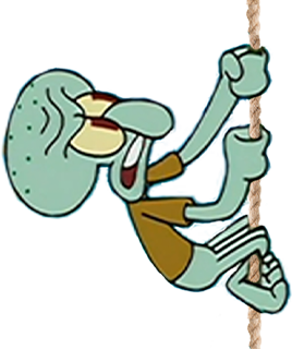 Squidwardrope emote for Discord