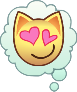 Animal_Jam_Thought_Heart_Eyes emote for Discord