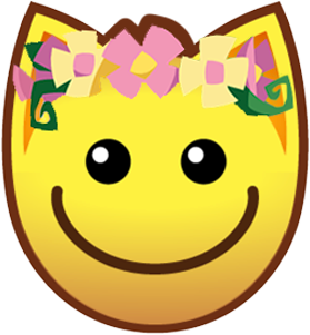 Animal_Jam_Flower_Crown emote for Discord