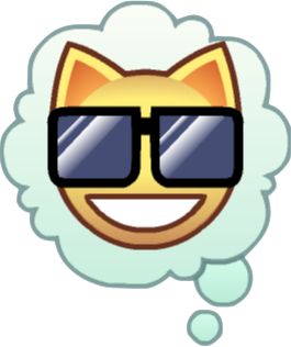 Animal_Jam_Thought_Cool emote for Discord
