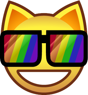 Animal_Jam_Glasses_Rainbow emote for Discord