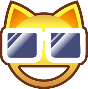 Animal_Jam_Glasses_White emote for Discord