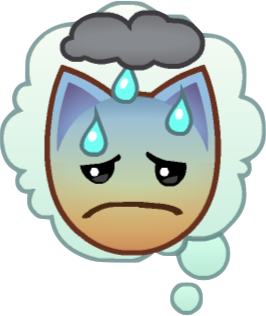 Animal_Jam_Thought_Sad_2 emote for Discord
