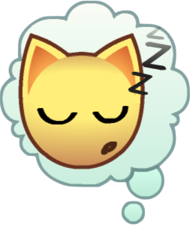 Animal_Jam_Thought_Sleep emote for Discord