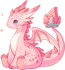strawbdragon emote for Discord