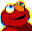 TrippedElmo emote for Discord