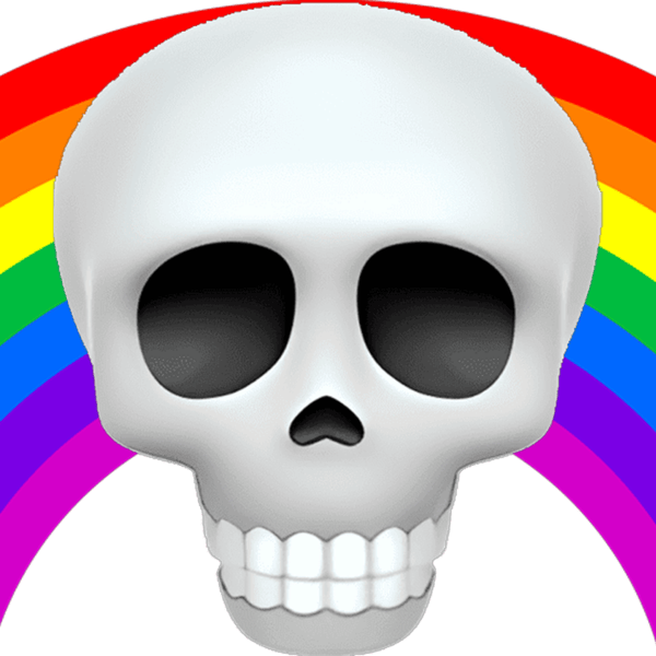 SkullRainbow emote for Discord