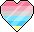 GenderfluxHeart emote for Discord