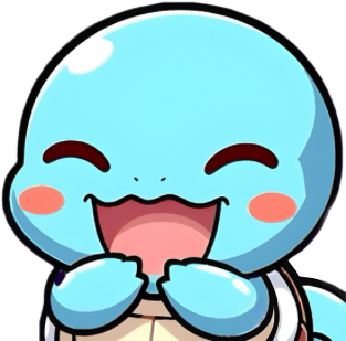 Squirtle_laughing emote for Discord
