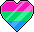 PolysexualHeart emote for Discord