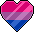BisexualHeart emote for Discord