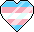TransHeart emote for Discord