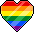 Pride1Heart emote for Discord